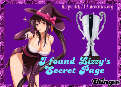 (I found Lizzy's Secret Page!)