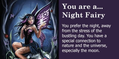 [You are a Night Fairy]