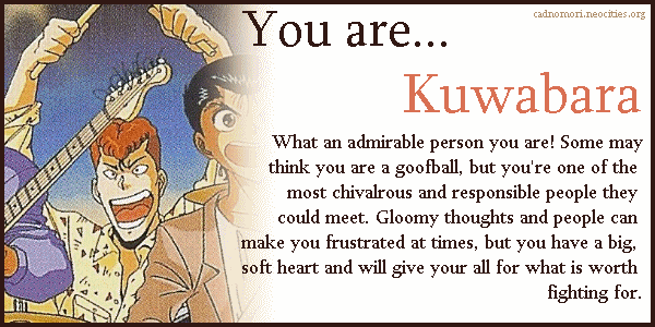 You are Kuwabara!