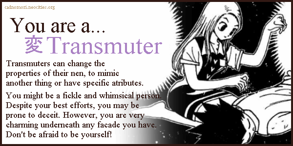 You are a Transmuter